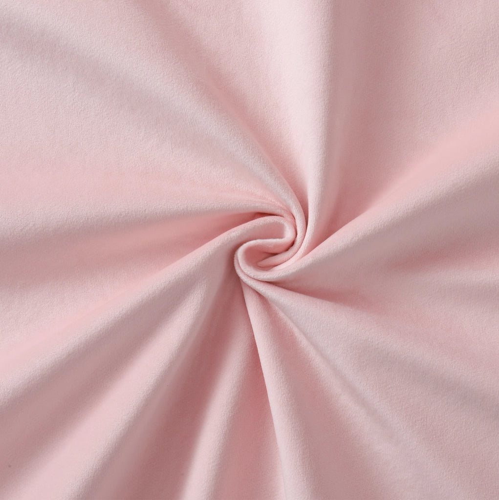 Letto imbottito per bambini rosa 140x200 cm con LED e vano laterale