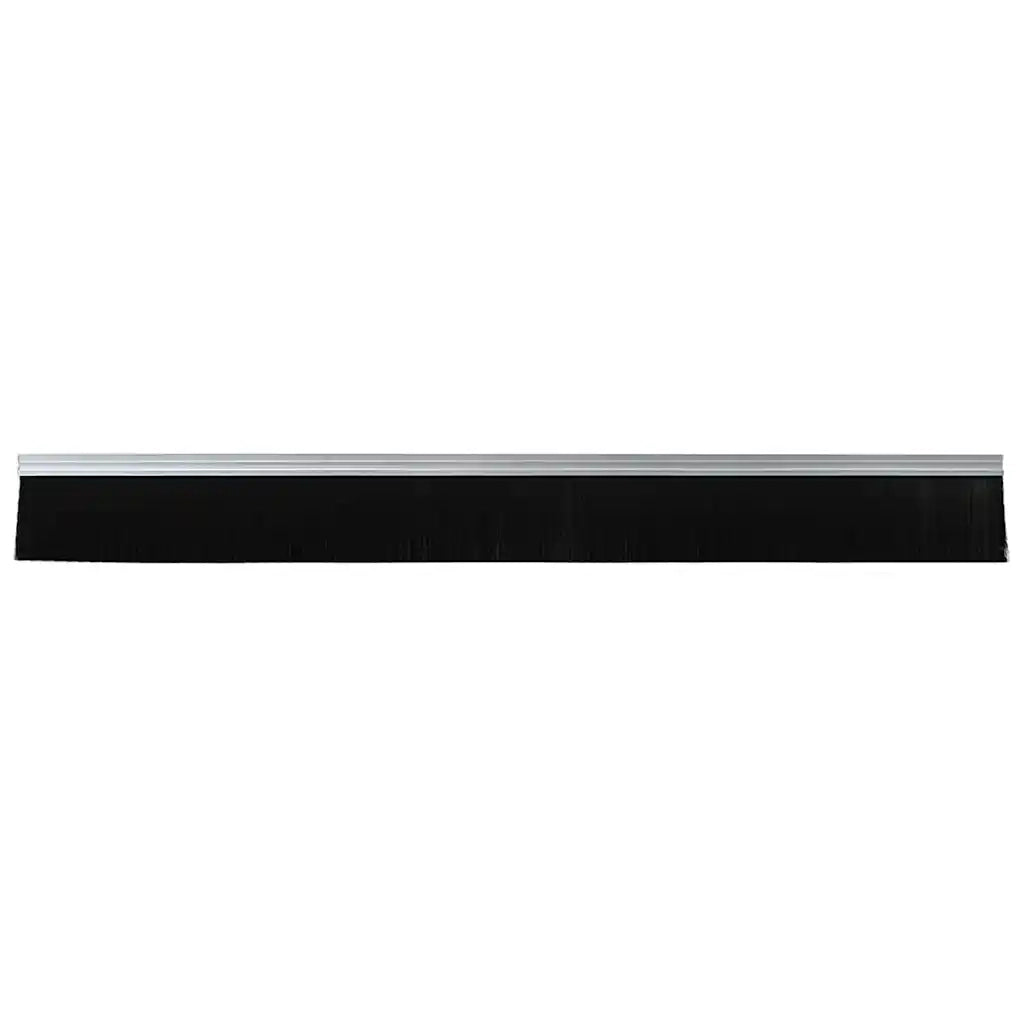 Spazzole per porte autoadesive 12 pcs Argento 100 cm 42019473