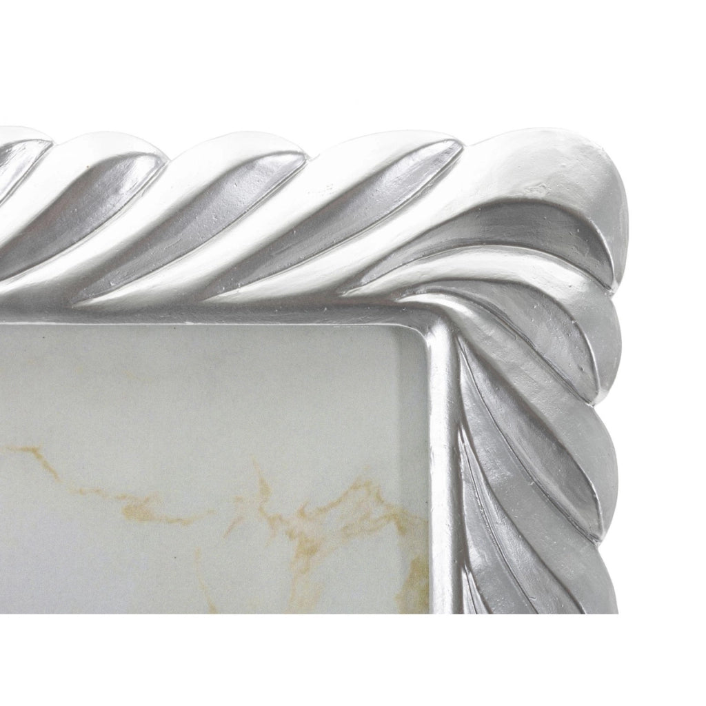 Cornice portafoto Carvy in resina argento 15x20