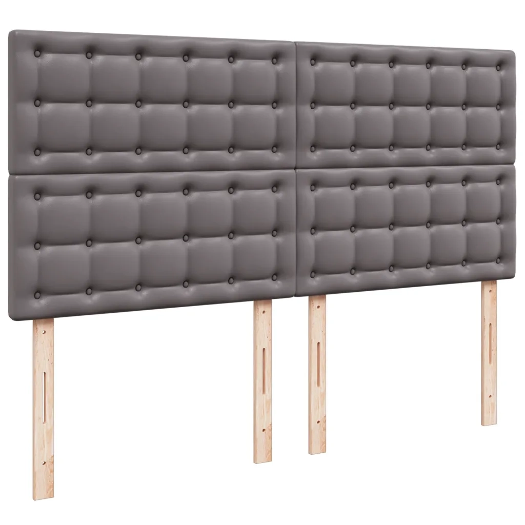 Giroletto a Molle con Materasso Grgio 180x200 cm in Similpelle 3293034