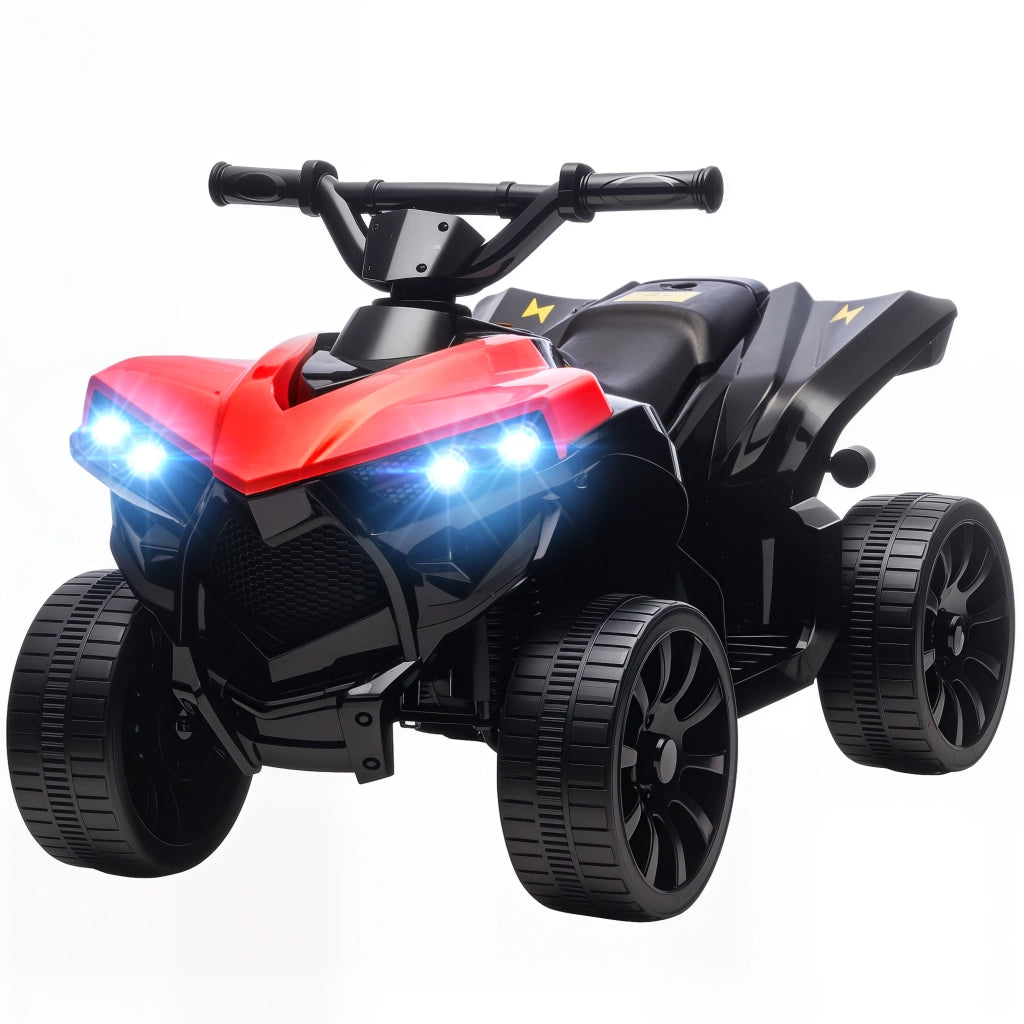 Quad Elettrico per Bambini 6V ¨C zephmum ¨C 70x42x45 cm Rosso