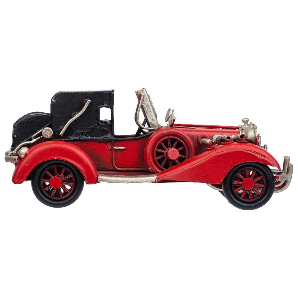 Auto in metallo rossa 16x7,5x7h