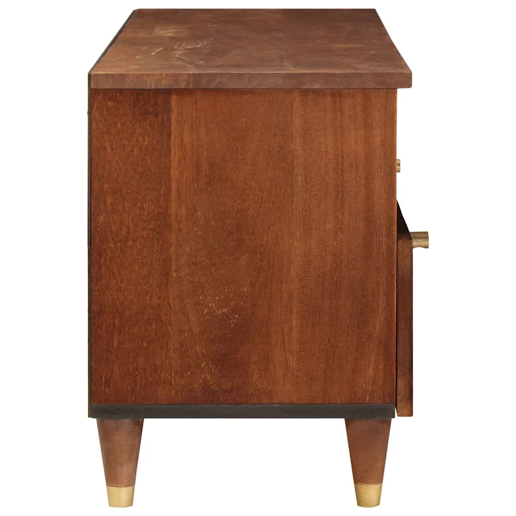 Mobile TV | Armadietto TV | Mobile Porta TV Marrone 100 x 33,5 x 46 cm Legno di mango massello
