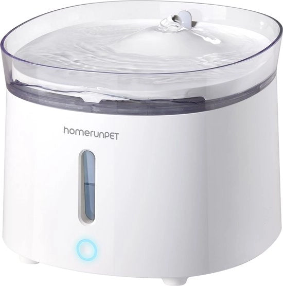 Fonte d'acqua per gatti con pomp silenziosa a radiofrequenza, BPA-free, facile da pulire, con filtro attivo e LED intelligente, capacità 2L
