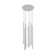 Lampadario sospeso Nowodvorski Laser bianco metallo Ø30cm