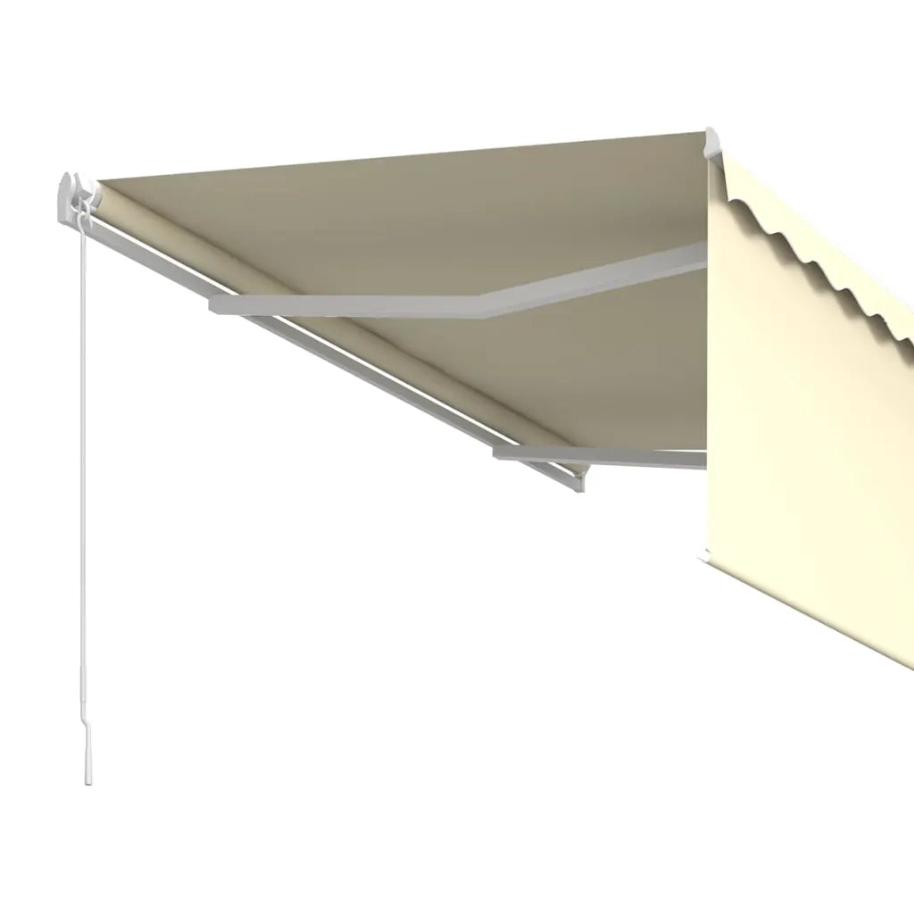 Tenda da Sole Retrattile Manuale-Tenda parasole per Patio 3x2,5 m Crema 961259