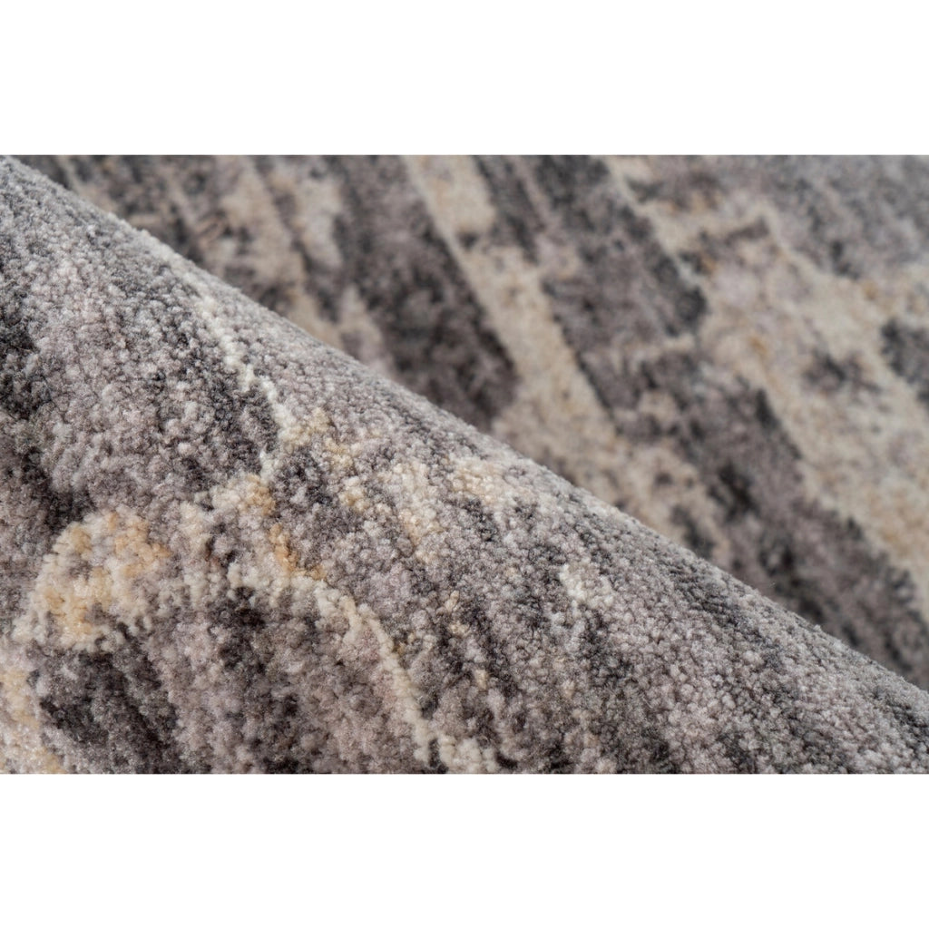 Tappeto di design artistico Jaka 325 crema e grigio