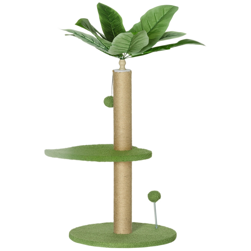 Albero per gatti con tiragraffi, palle e piattaforme ¨C zephmum ¨C 83 cm
