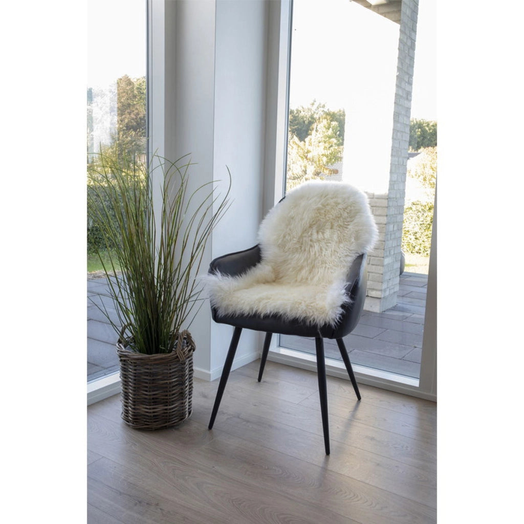 Tappeto Asimmetrico Lambskin, Bianco, Vera Pelle di Agnello, 85x50x5 cm