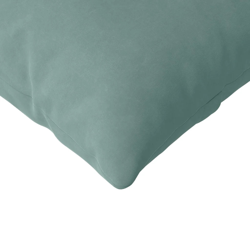 Cuscini da Divano 2 pz-Set di 2 Cuscini per Sofa Verde Mare 200 x 40 cm Tessuto in Cords
