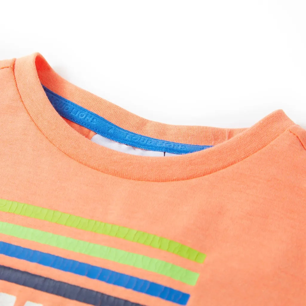 Maglietta per Bambini Arancione Neon 128