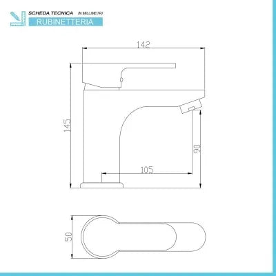 Set miscelatori nero opaco lavabo bidet e doccia incasso con deviatore Paco