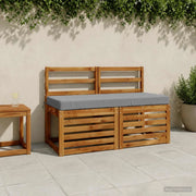 Cuscino per panchina SOEST 100% Poliestere Grigio 950220