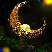 Lanterne Solari Giardino Esterno LED Sfera di Vetro Giardino Decorazione per Cortile Prato Fata Fiore Lampada Solare con Spiedo di Metallo per Terriccio Giardino