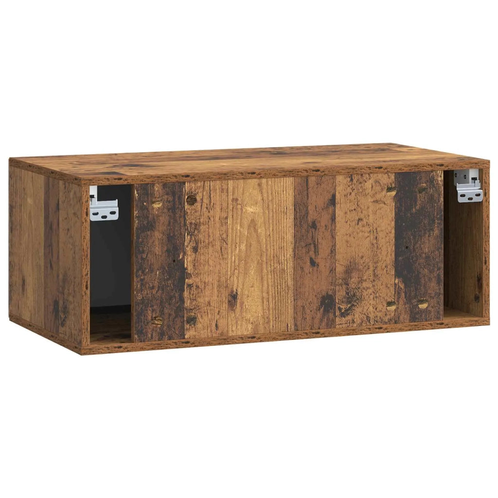 Mobile TV da Muro | Armadietto TV | Mobile Porta TV Legno antico 78,5 x 41 x 30 cm
