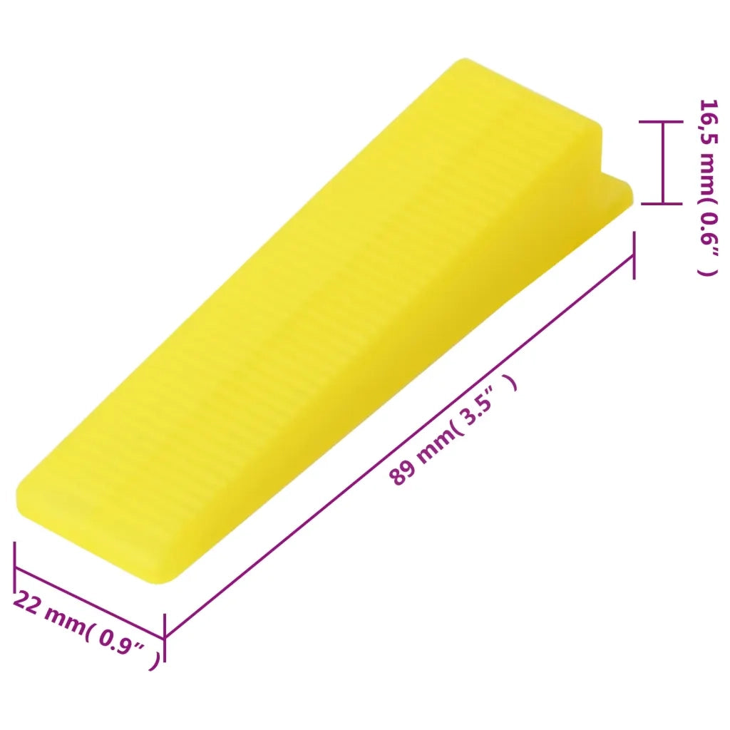 Sistema di Livellamento per Piastrelle 250 Cunei 500 Clip 1 mm CFW6640717