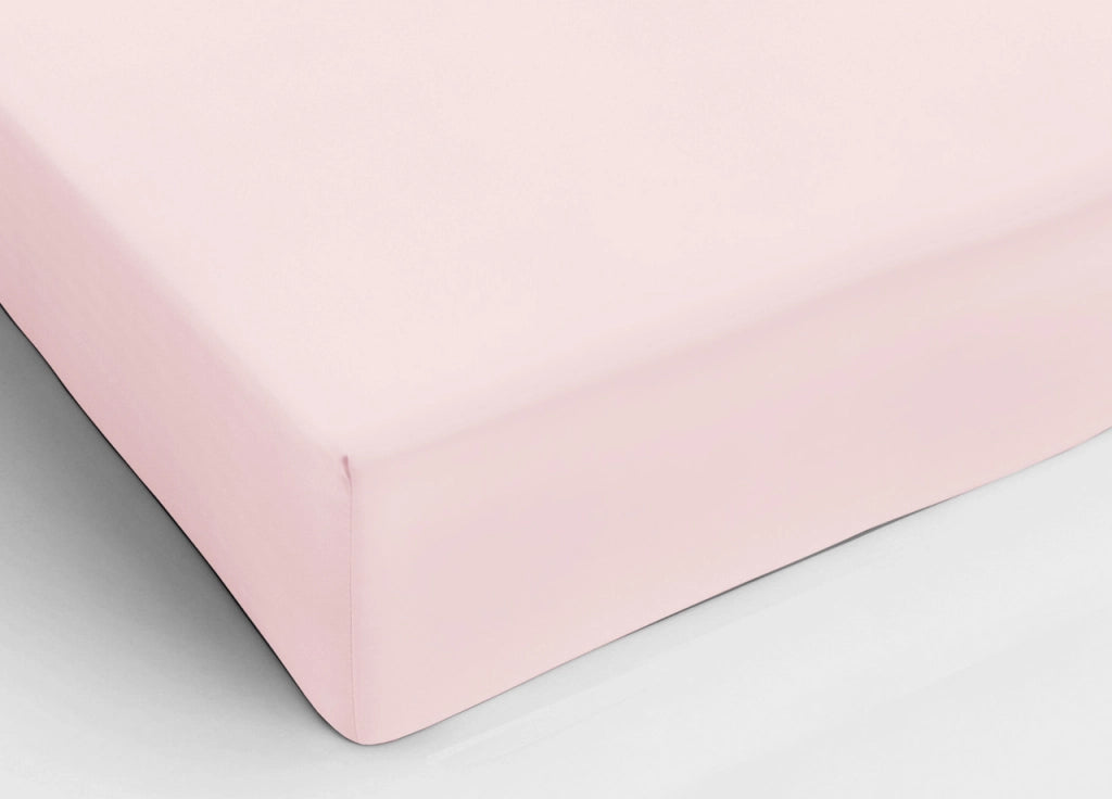 Lenzuolo Sotto Con Angoli In Cotone In Tinta Unita Colore Rosa C.N. - Francese - Rosa