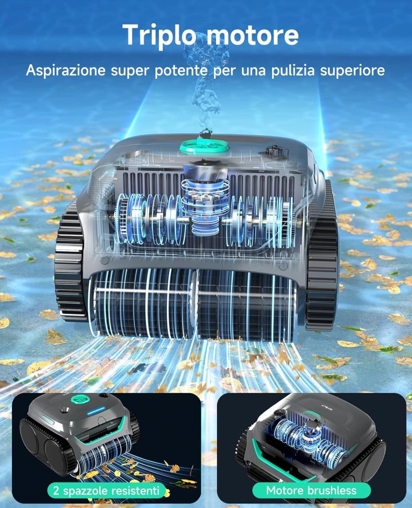 Robot Pulitore Piscina Wybot C2