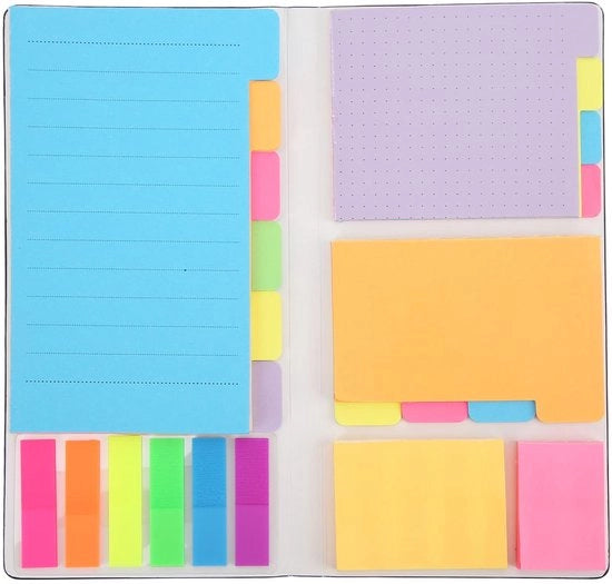 Blocchi adesivi riutilizzabili - Blocchi di appunti - Blocchi di disegno creativi - Regali - Carta di alta qualità - Sostenibile