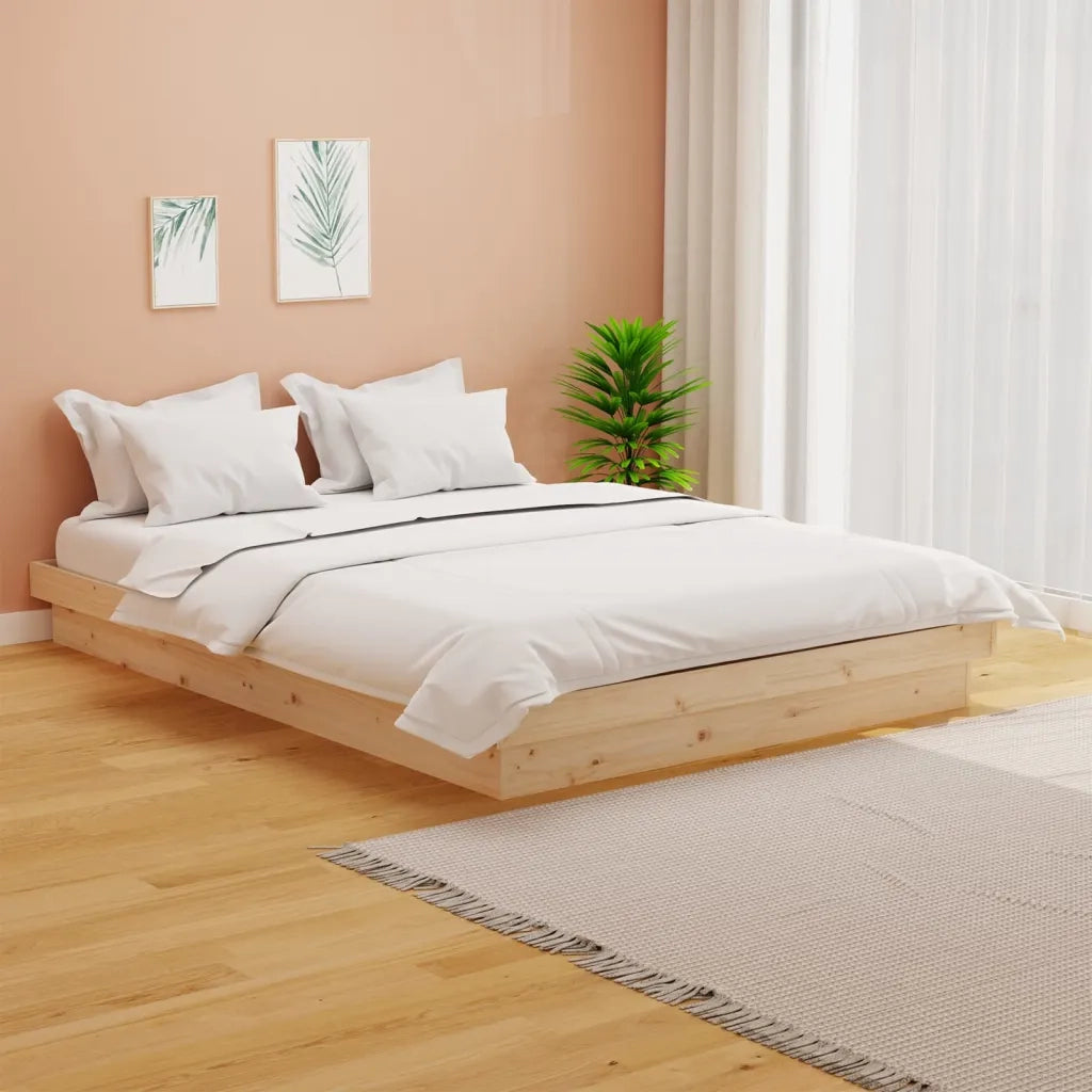 Giroletto-Struttura Letto in Legno Massello 120x190 cm Small Double 511840