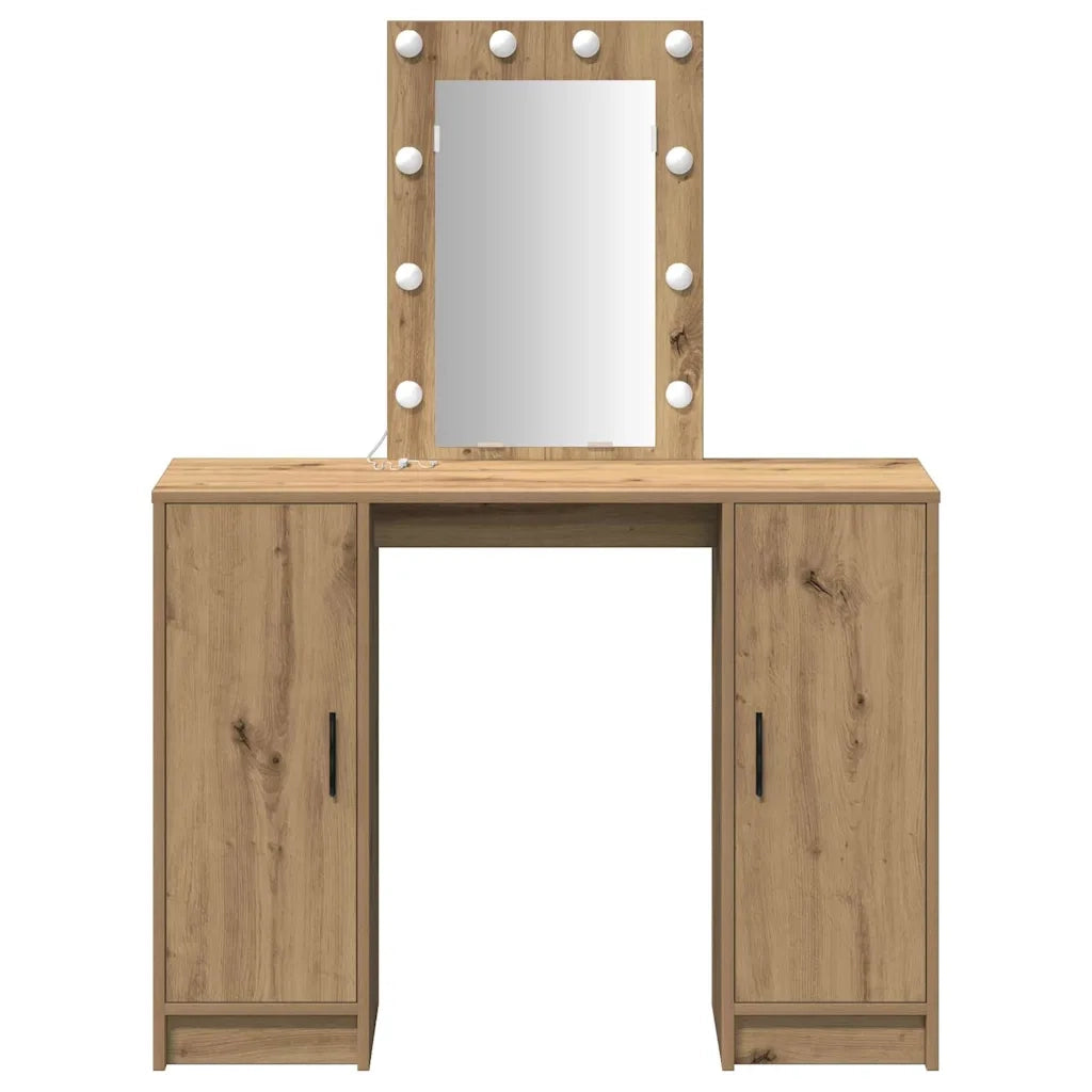 Toeletta | Tavolo da Trucco Marrone 102 x 33 x 135 cm Legno multistrato
