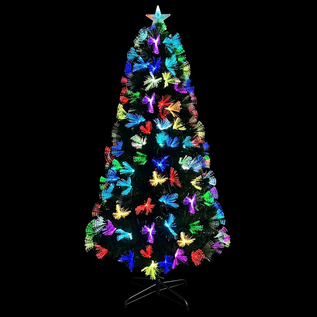 Albero di Natale | Decorazioni natalizie artificiale con 210 LED Verde 180 cm PVC