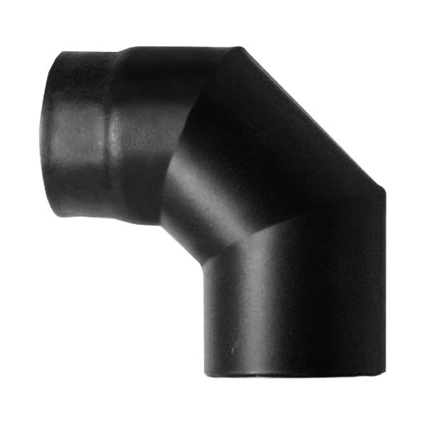 Curva 90 DN 150 smaltato 600 gradi stufa a legna CE Made in Italy