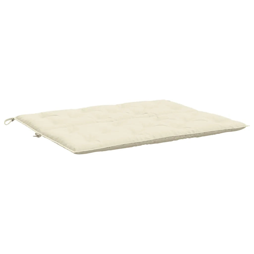 Cuscino per Panca | Cuscini per sedie Bianco Crema 120x(50+50)x7cm Tessuto Oxford