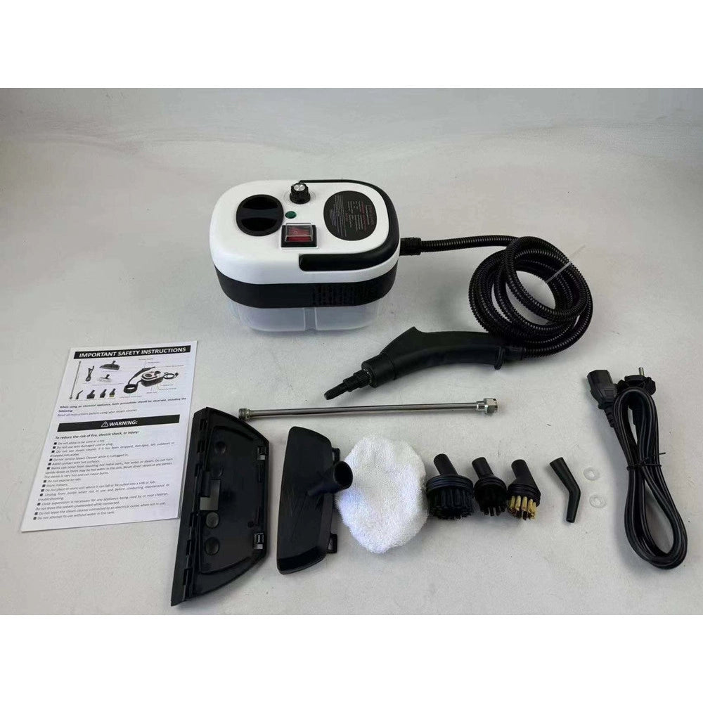 Trade Shop - Pulitore A Vapore Macchina Per Pulizia Casa Ad Alta Temperatura 2500w Multifunzionale -