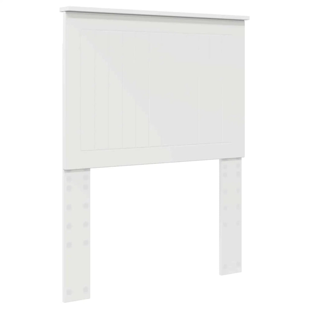 Testiera | Testata con Testiera | Testata Bianco 75 cm Legno multistrato