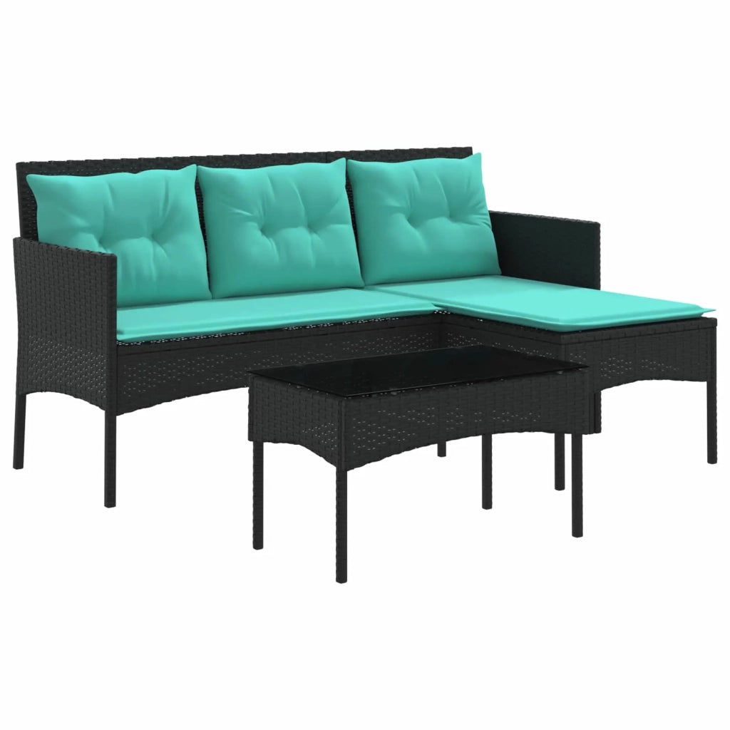 Set Divano da Giardino con cuscino 2 pcs polyrattan 4103811