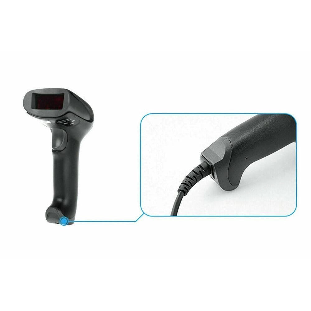Trade Shop - Lettore Codice A Barre Barcode Scanner Con Cavo Usb Pistola Laser Q-a202 -