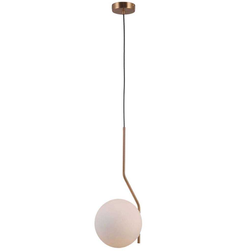 Italux Carimi lampada a sospensione ottone Ø20 E27