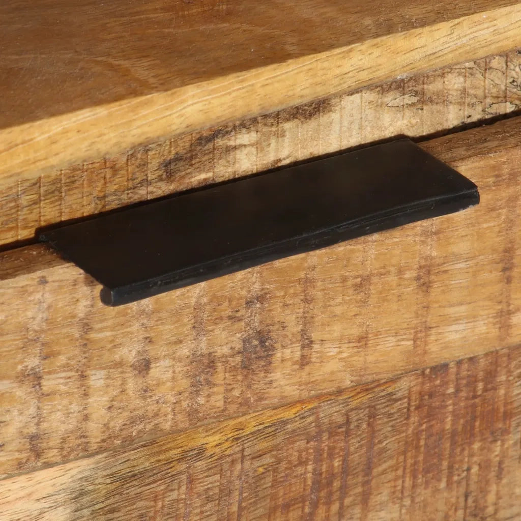 Mobile TV | Armadietto TV | Mobile Porta TV 110x30x40 cm in Legno di Mango Grezzo