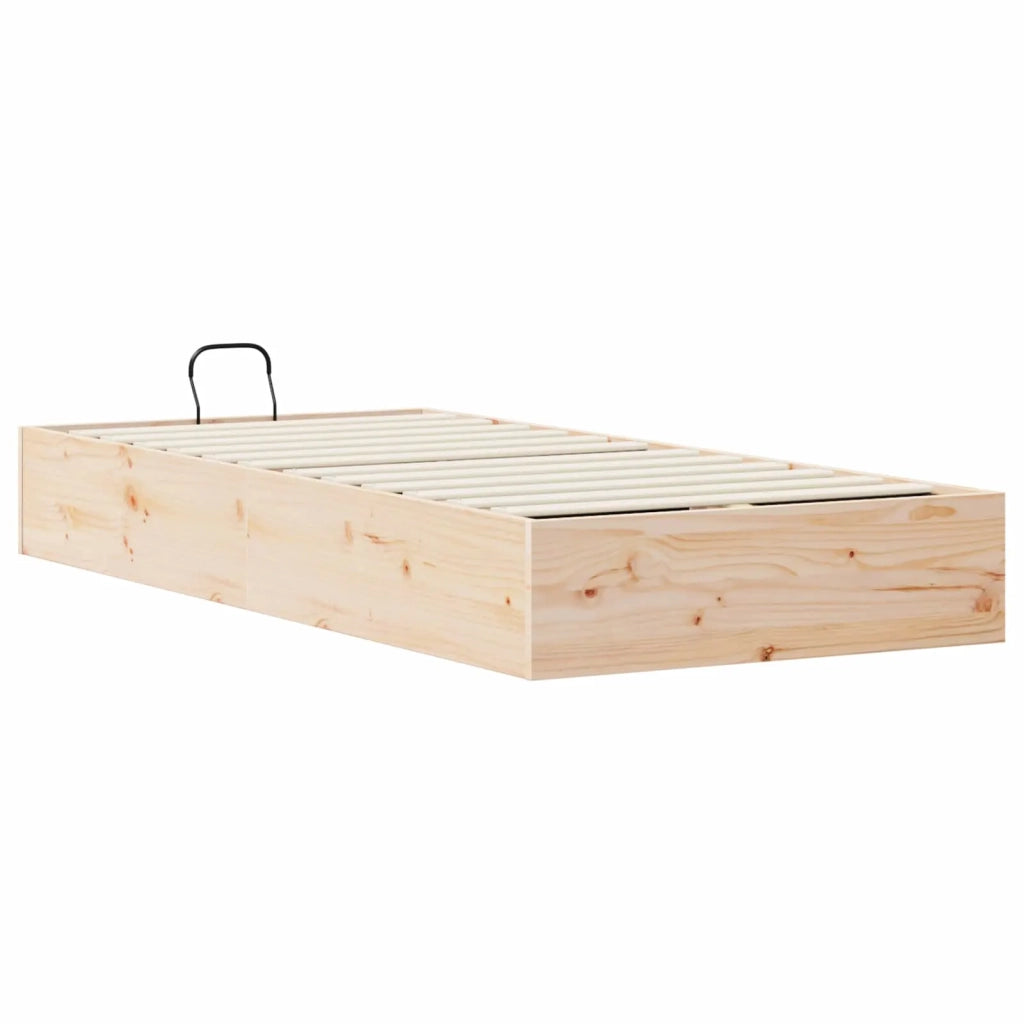 Telaio del Letto Ottomano con Ripostiglio Naturale 100 x 200 cm 3418771
