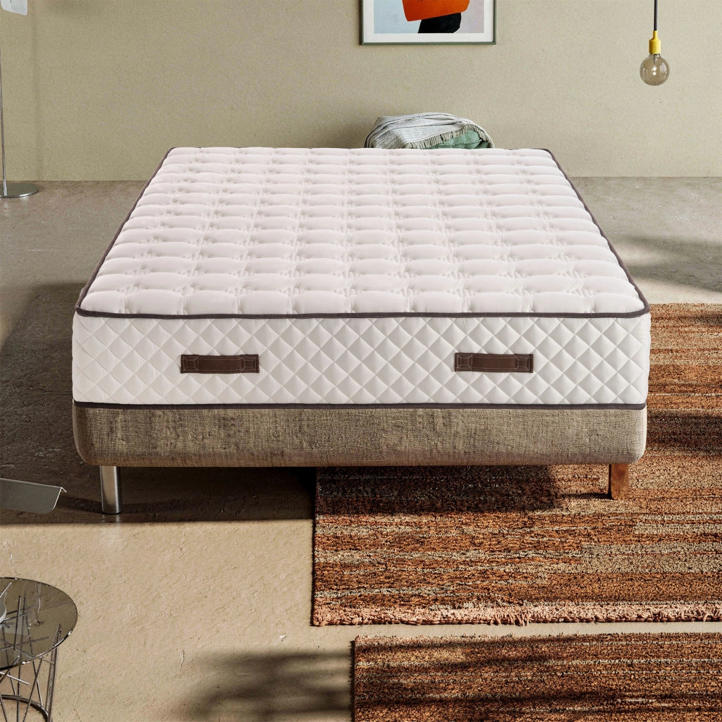Materasso Matrimoniale 200x200 in Memory Foam, Altezza 30 cm, Alleviamento dei punti di pressione, Massima Traspirazione, NUIT