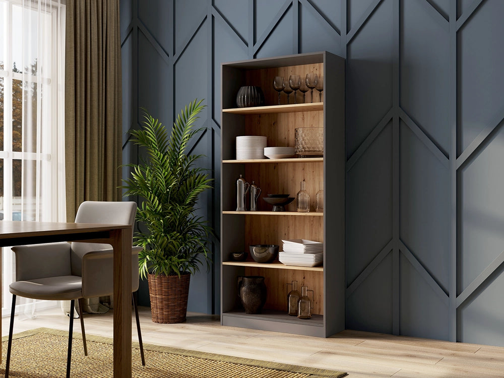 Scaffale ONYX R80 antracite artisan libreria moderna
