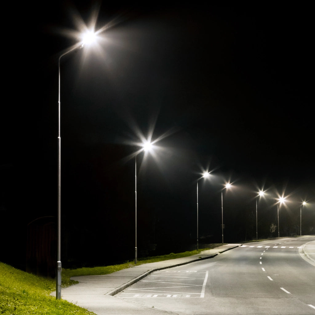 Lampione solare LED VIA 200W sensore, telecomando EKO9096