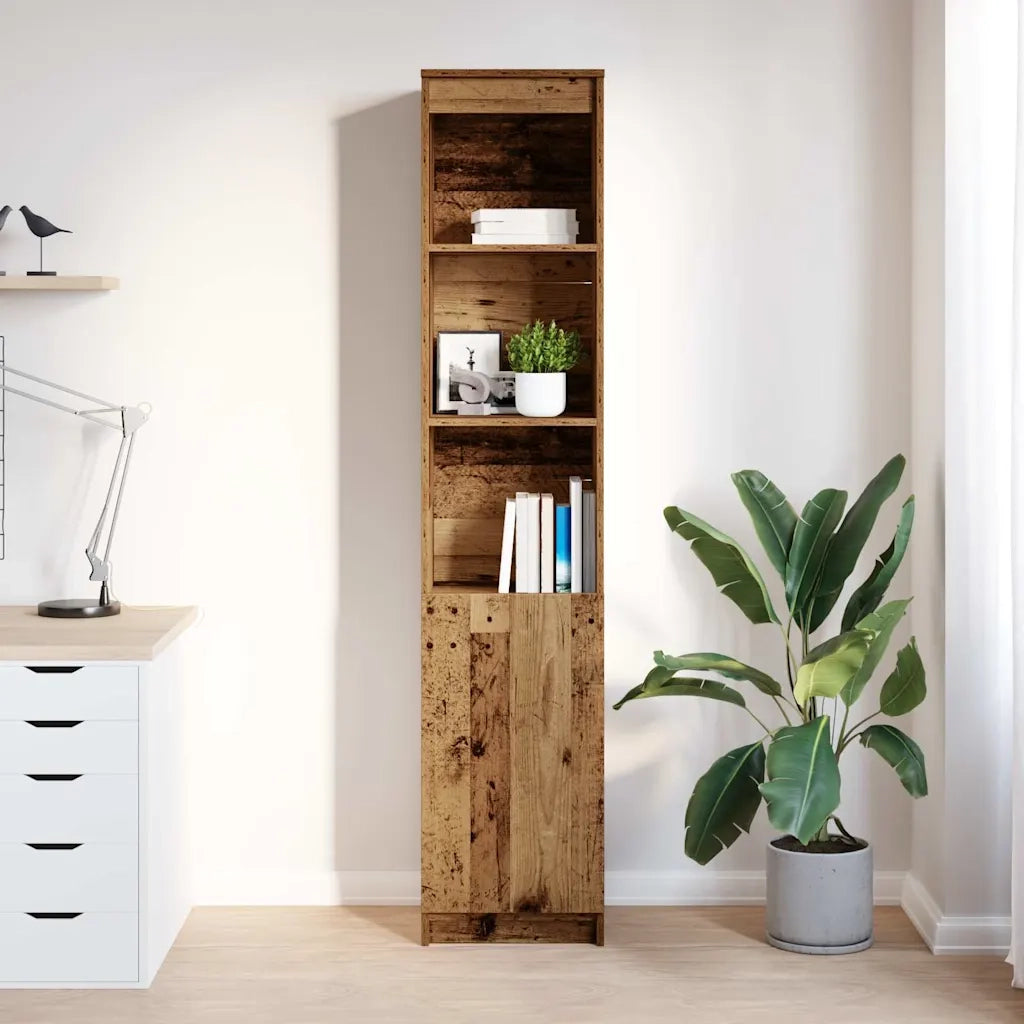 Credenza Legno Antico 37,5x35x180 cm in Truciolato 861677