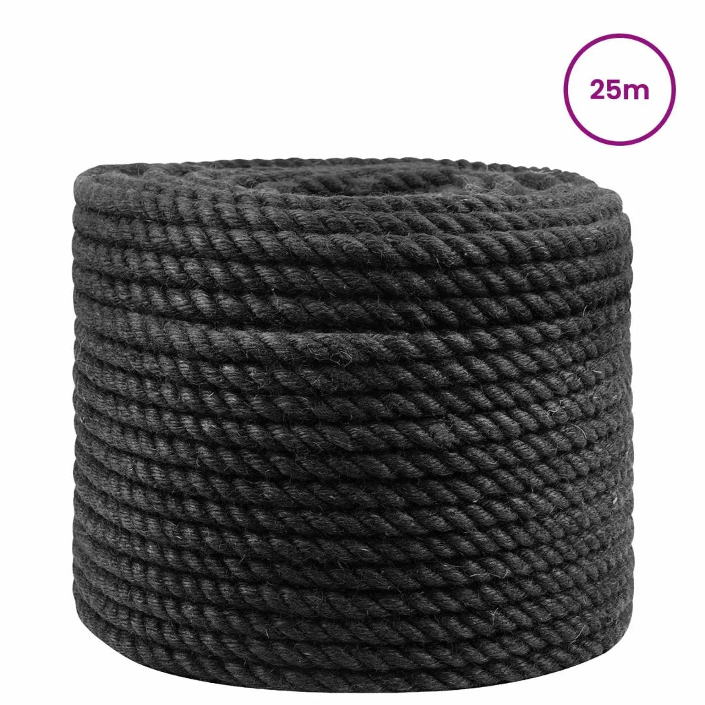 Corda | Fune di Juta 10 Nero 100% juta Tossa
