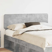 Testiera-Testata-Testiera Decorativa Grigio cemento 160 cm Legno multistrato 647311