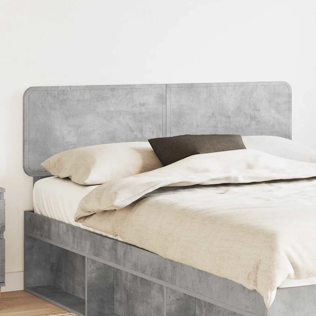 Testiera-Testata-Testiera Decorativa Grigio cemento 160 cm Legno multistrato 647311