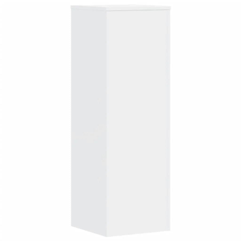 Portavasi mobili per fiori set da 2 33 x 33 x 100 cm legno ingegnerizzato bianco 02_0045286