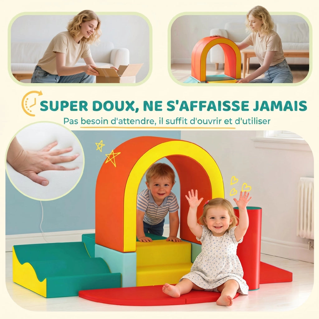 Parcours motricita' bebe' ¨C zephmum ¨C multicolore