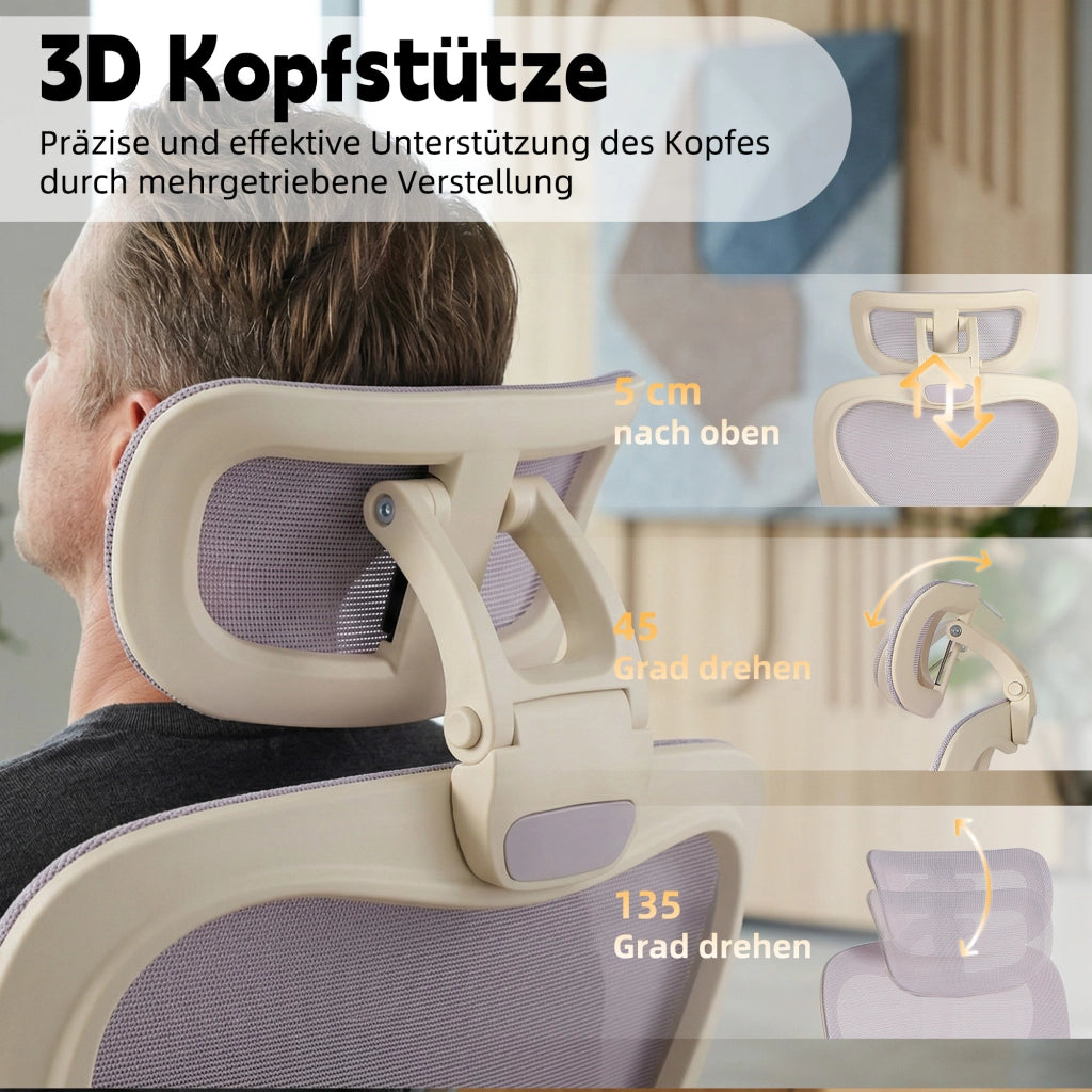 Sedia da ufficio ergonomica ¨C Xylo ¨C viola