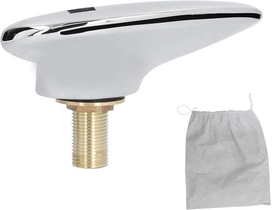 Valvola di scarico per doccia in acciaio inossidabile, G1/2, per uso esterno, con scarico SPA, dimensioni 16,5 x 8,5 x 9 cm