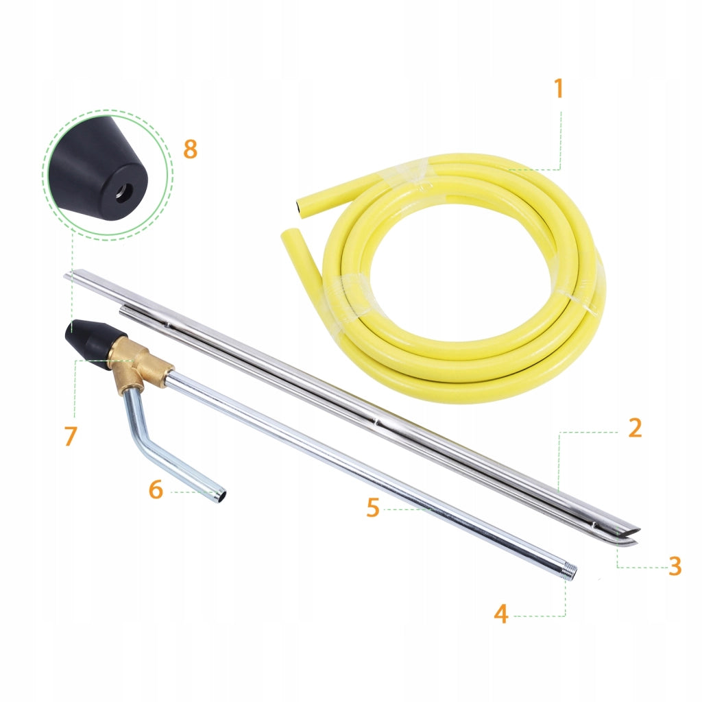Set di Sabbiatura Rinforzato SL04 – Alta Pressione 170 Bar | Acciaio Temprato, Ecologico
