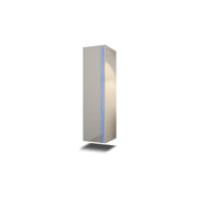 Colonna da bagno sospesa, collezione BIRD, colori Bianco opaco e Bianco lucido, ideale per un bagno moderno.