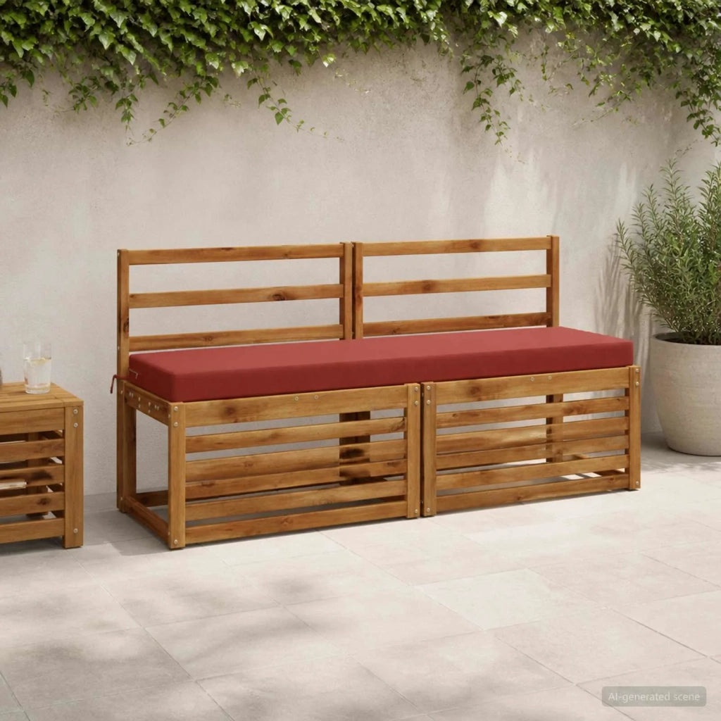 Cuscino per panchina SOEST 100% Poliestere Rosso 949792
