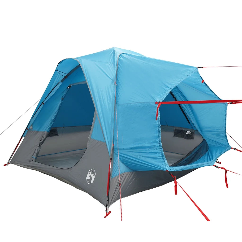 Tenda da campeggio | Tenda da campo per Auto per 4 Persone Blu Impermeabile
